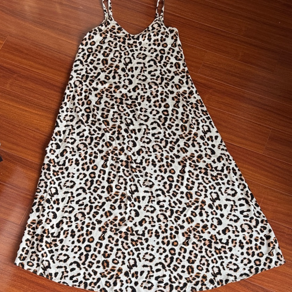 Express Animal Print Maxi Dress